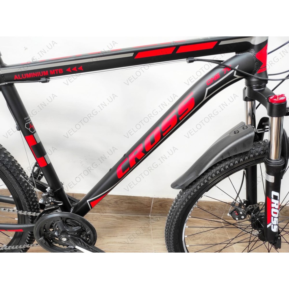 Купити Велосипед Cross Hunter 27,5 Рама-20 black-red чорно